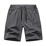 HONCAN Boys Pull on Cargo Shorts, Outdoor Kids