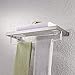 KES Bathroom 24 Inch Towel Racks with Shelf Wall Mount Hotel style,Brushed SUS 304 Stainless Steel, A2510-2