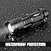 MIKAFEN 5Pack Flashlights Mini Led Flashlight 300lm 3 Modes (Light - Low Light - Strobe) Adjustable Focus Zoomable Flashlight