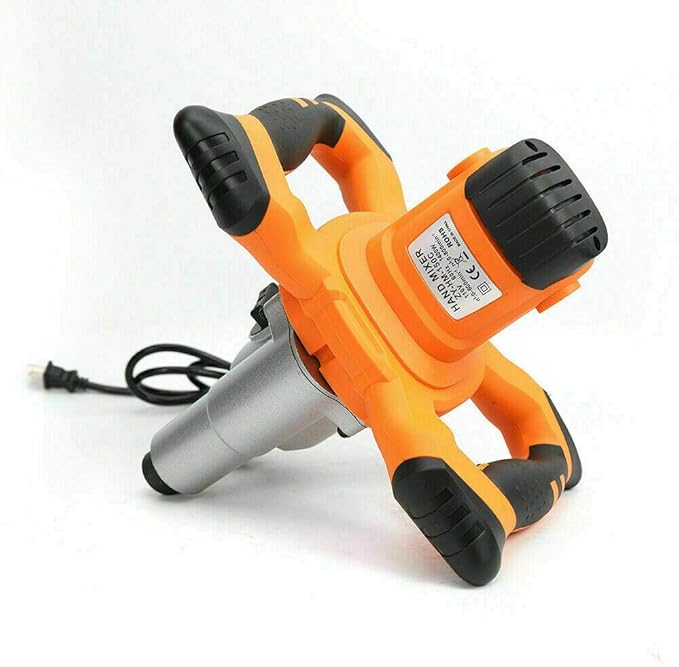 Electric Concrete handheld cement Mixers Double Paddle Mixer Machine Adjustable