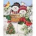 Bits and Pieces – Large 100 Piece Jigsaw Puzzle for Adults – Snow Couple Feeding The Birds - Snowman Fun Jigsaw Puzzle by William Vanderdasson, Completed Puzzle Size: 15