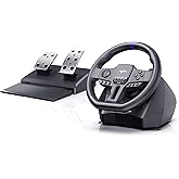 PXN PC Racing Wheel, V900 GEN2 Universal Usb Car Sim 270/900 Degree Race Steering Wheel with Pedals for PC, PS3, PS4, Xbox One, Xbox Series X/S, Switch
