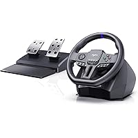 PXN PC Racing Wheel, V900 GEN2 Universal Usb Car Sim 270/900 Degree Race Steering Wheel with Pedals for PC, PS3, PS4, Xbox On