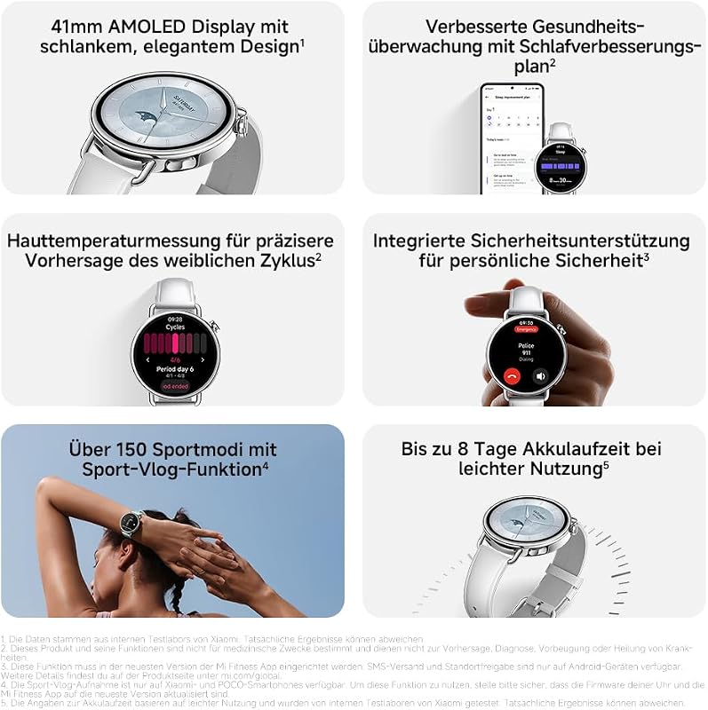 Watch S4 41mm, 32g Ultra-Leicht, HyperOS 3, Gold — Foto 2 von 8