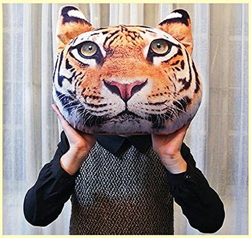3D Printing Throw Pillow Decoration Animal Pet Cat Plush Head Plush Cover Bed Cushion