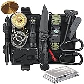 Survival Kit 14 in 1, Gifts for Men Dad Husband, Emergency Survival Gear and Equipment, Anniversary Birthday Gifts, Hunting F