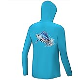 Palmyth Boys Fishing Shirt Youth Hoodie UPF 50+ Sun Protection Long Sleeve