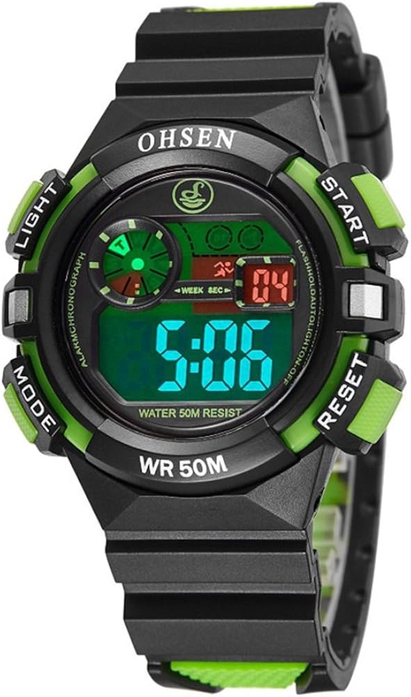 ohsen sport watch water resist 50m