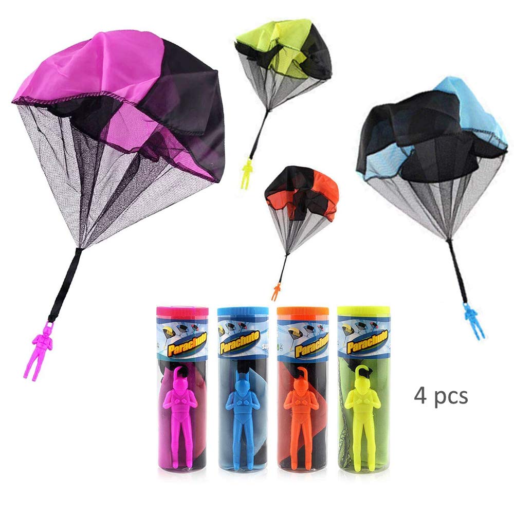 Set Tangle Free Throwing Parachute Toy Men Parachute Toy, 4 Pieces NEW eBay