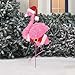 Holiday Time Fluffy Flamingo (Pink Fluffy Flamingo) (Simple)