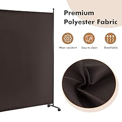 Giantex Room Divider Large Single Panel, 73''W x