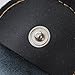 StaiBC Guitar Picks Holder Case Black Leather Keychain Plectrum Cases Bag