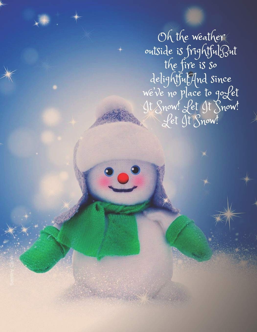 Oh The Weather Outside Is Frightful But The Fire Is So Delightful And Since We Ve No Place To Go Let It Snow Let It Snow Let It Snow This Large Perfect