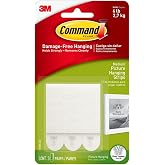 Command 3M Command Adhesive Strip Picture Hanging, Pack of 1, White,CAD17201ES