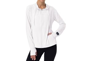 MAISON MISFITS 15 Womens Sun Protection Hoodie SPF Jacket Lightweight Full Zip Up Summer UV UPF 50+