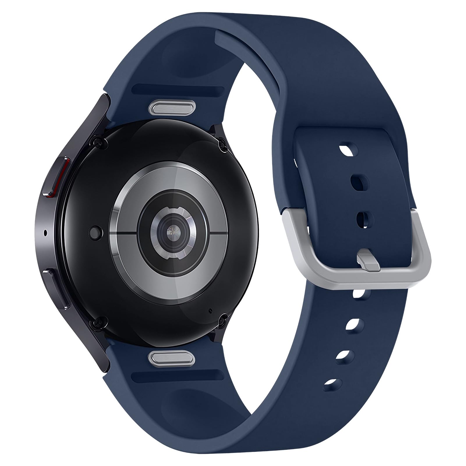 One-Click Bands Compatible with Samsung Galaxy Watch 7/6/5/4/FE 40mm 44mm, Galaxy Watch 6 Classic 43mm 47mm, No Gap Silicone Soft Sport Replacement Strap for Galaxy Watch 4 42mm 46mm Women Men