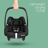 Maxi-Cosi CabrioFix i-Size Car Seat 0–12 Months 3.2kg Sun Canopy Black view 3