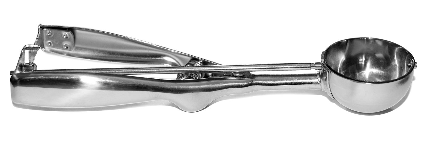 Ice Cream Scoop with Trigger Release - Stainless Steel Ice Cream Scooper for Cookie Dough Scoops Melon Balls Spoon Mashed Potato Disher