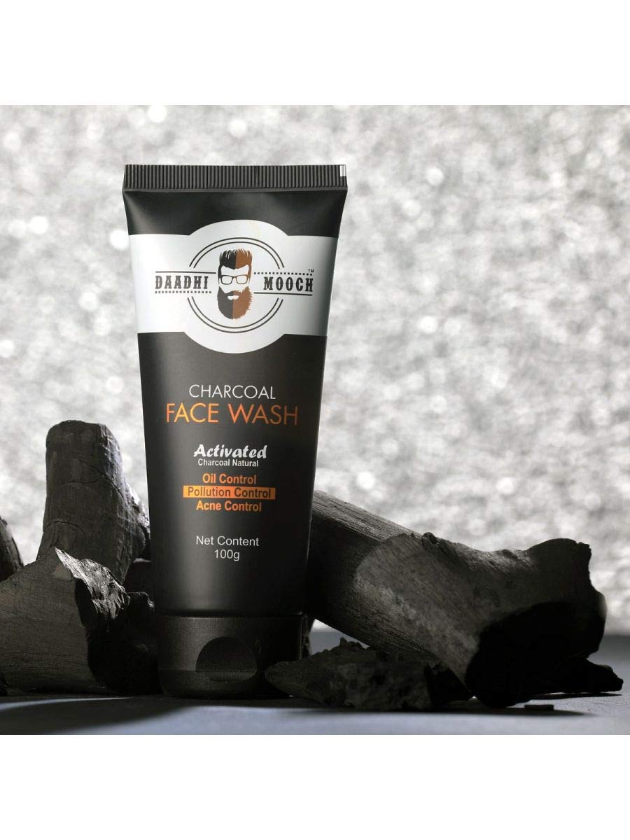 the grey charcoal face wash