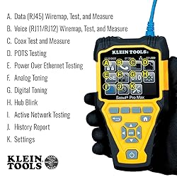 Klein Tools VDV501-770 Cable Tester Set, Scout Pro