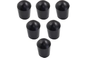 Piutouyar 5 Pack Cello Endpin Rubber Tip Floor Protectors, Black Bass Endpin Rubber Tip Stopper