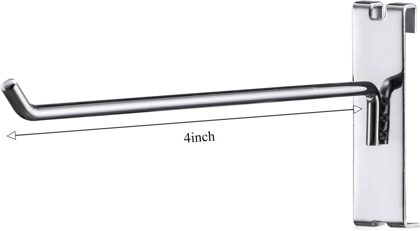 Polmart 4" Heavy Duty Gridwall Panel Hooks - Pack of 96 (4-inch)
