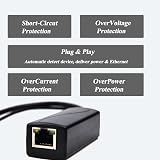 Revotech Type C PoE Splitter 5V 2.4A IEEE 802.3af 10/100M for IP Camera CCTV view 5