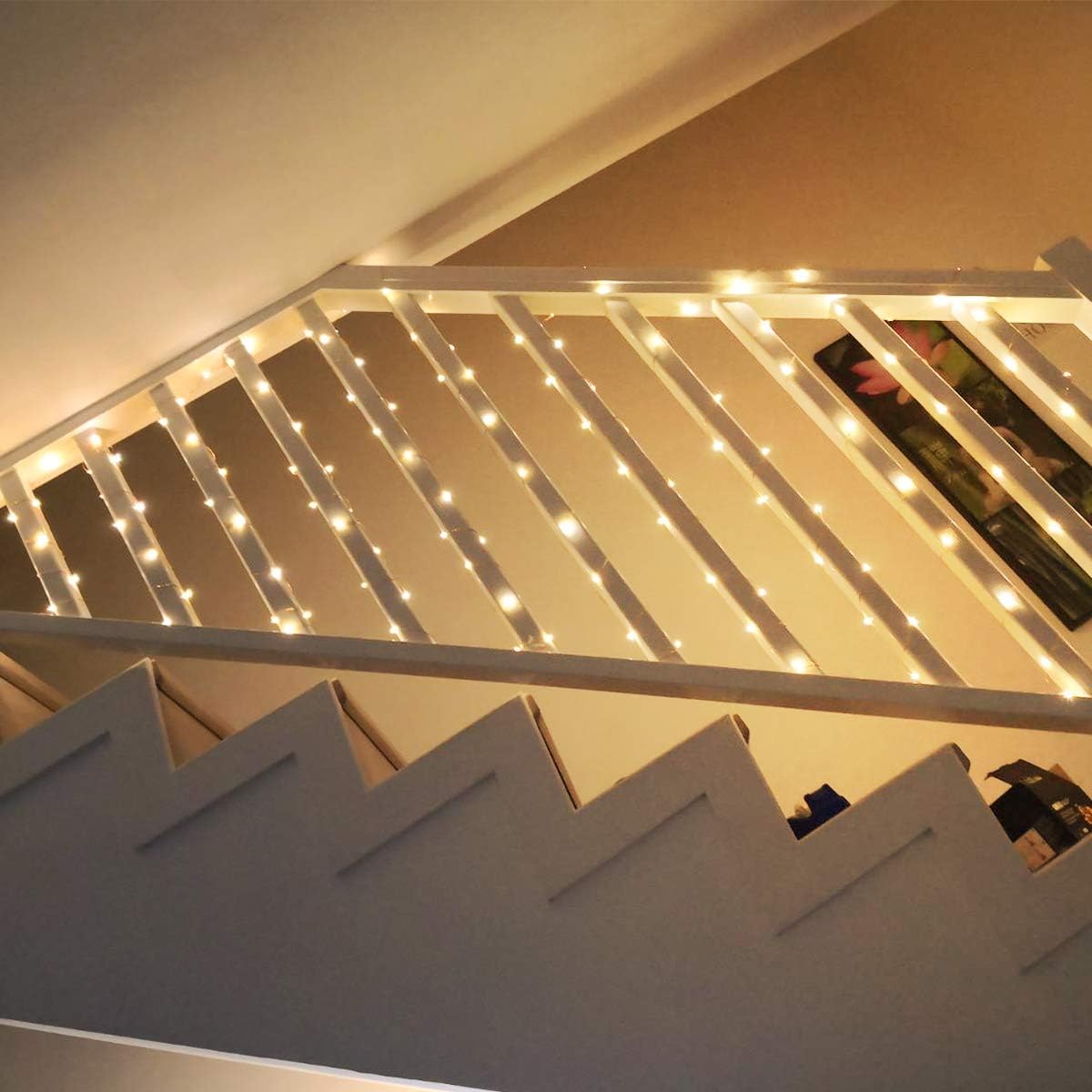Lepro Fairy Lights Plug in, 10m 100 LED Copper Wire Fairy Lights, 33ft Warm White Christmas Tree Lights - Image 5