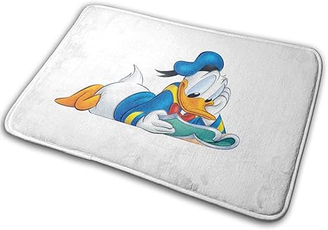 Amazon Missy ビンテージ 子供向け テレビ アニメ キャラクター 本 読む ドナルドダック バスマット 速乾足拭きマット 柔らかい 速乾 屋内 約40 60cm 浴室足ふきマット ホーム キッチン オンライン通販