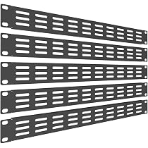 Server Rack Mount Panels QiaoYoubang 2 Pack 2U Vented Blank Panel ...