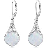 Seiyang Teardrop Earrings Sterling Silver Celtic Teardrop Drop Earrings Jewelry Gifts for Women