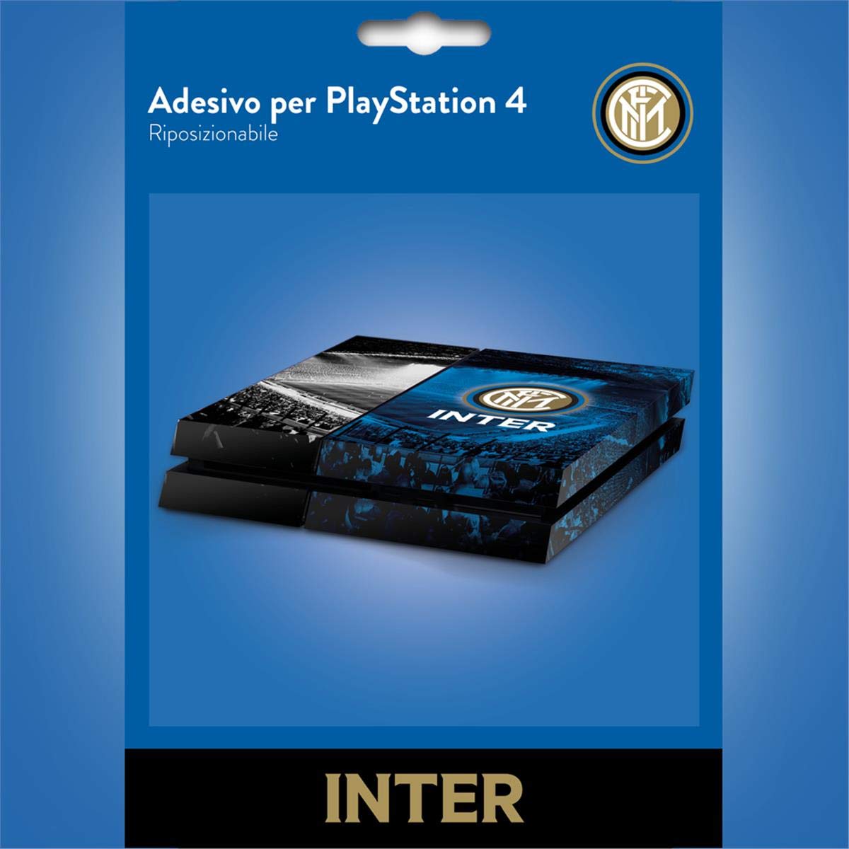 Imagicom Inter Sticker for PS4 Console, PVC, Multicolor, 24x34