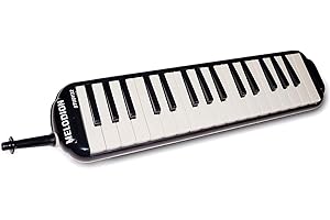 Suzuki STUDY-32 Alto Melodion with Case and Mouthpiece, Black