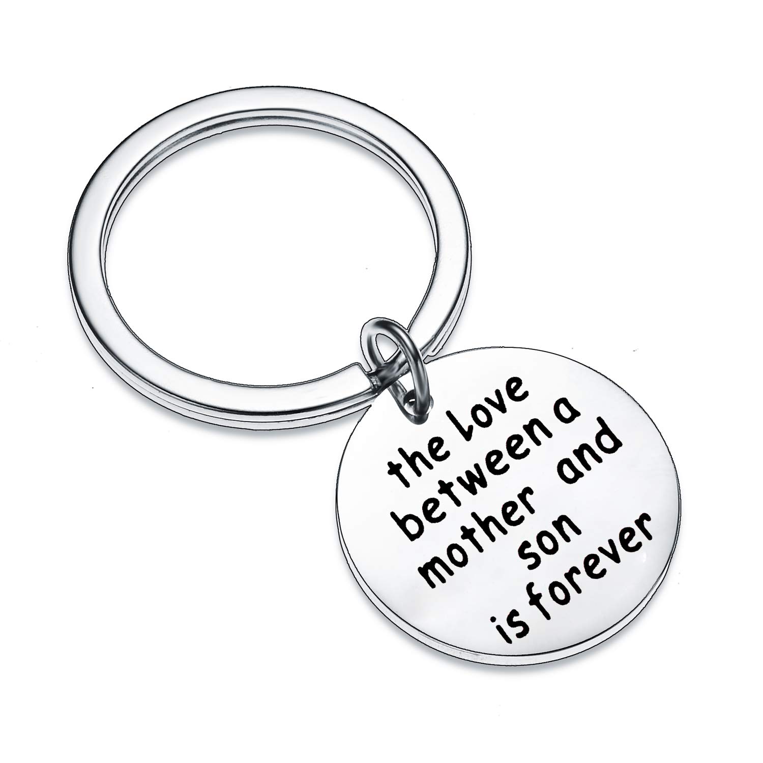 Waeceip Mom Gifts Mum Keychain Gifts from Daughter Son Thanksgiving Day Gifts Birthday Jewellery Mother's Day Gifts (mother son)
