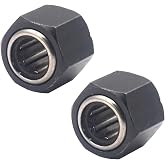 KEAcvise 2-Pack 12mm Hex Nut One Way Bearing, for RC Cars | Compatible with Vertex VX 18/16, SH21, HPI Savage X 4.6 nitro engines, replacement part R025