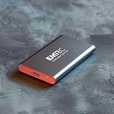 EMTEC X210 Elite 128GB USB-C 3.2 Gen2 External SSD - 3D NAND - Black view 6