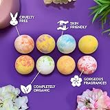 ZIMPLI 8 x UK Made Bath Bombs Gift Set for Women - Vegan Cruelty Free view 2