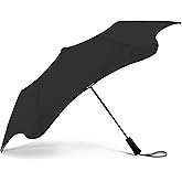 BLUNT Metro Windproof Travel Umbrella - 39" Compact Umbrella for Wind and Rain, Portable, Heavy Duty, UV Protection - Black