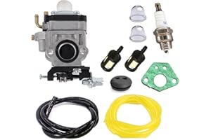 Ewillownm Carburetor Carb Kit Compatible with Harbor Freight 52CC 2HP Predator Earth Auger 63022 Thunderbay Y43 Auger Power Head Y2007 Mini Cultivator 430025 Carb