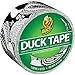 Duck Brand Printed Duct Tape, Black and White Flower, 1.88 Inches x 10 Yards, Single Roll