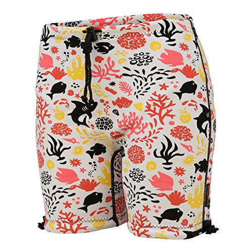 Conni Kids Containment Swim Short Washable Swim Diaper for Incontinence and Potty Training, Sand Castle, Size 6-8 - Thumbnail 5