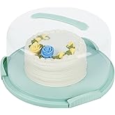 EXTRA LARGE Cake Carrier/Cake Container with Server (Holds up to 12 inch 3-layer cake) Cake Carrier With Lid And Handle /Cake Holder with Lid/Cake Cover Cake Plate Clear Cake Dome Cake Plate With Lid