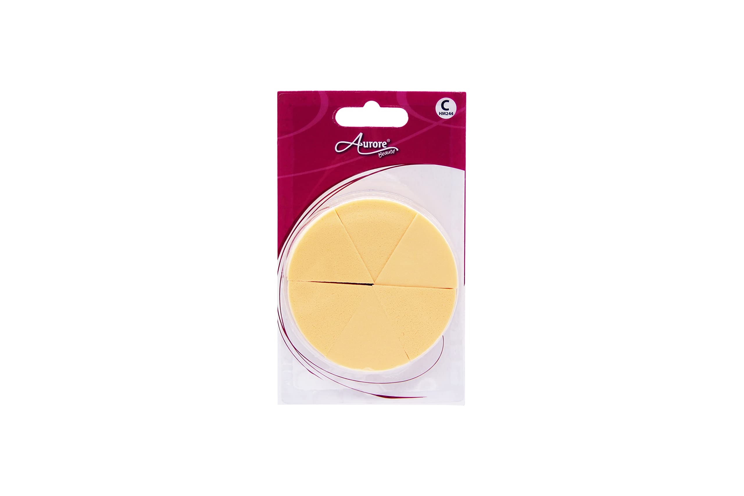 Aurore Beauté - Pre-Cut Foundation Sponges - Natural and Homogeneous Result - Washable and Reusable