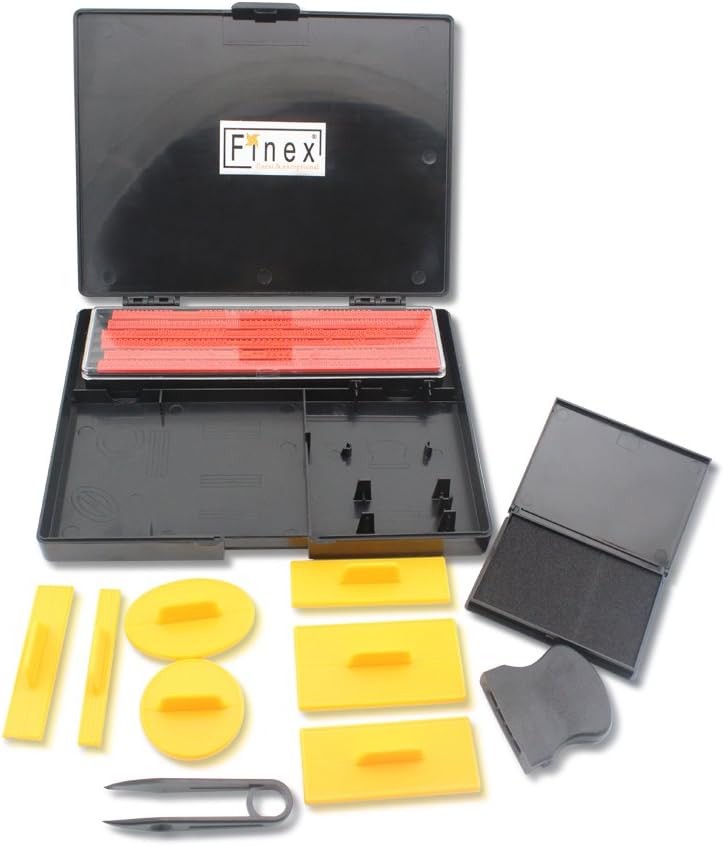 Finex DIY Rubber Stamp Printing Kit Easy to use D.I.Y. Create your
