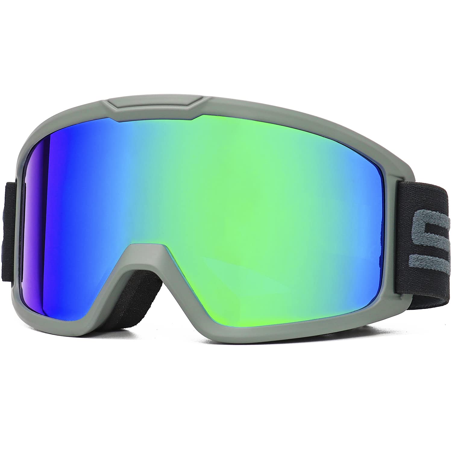 SPOSUNE Ski & Motorcycle ATV Goggles with Anti-fog Dual Lens - Off Road Racing Dirt Bike & Snow Goggles for Men & Women