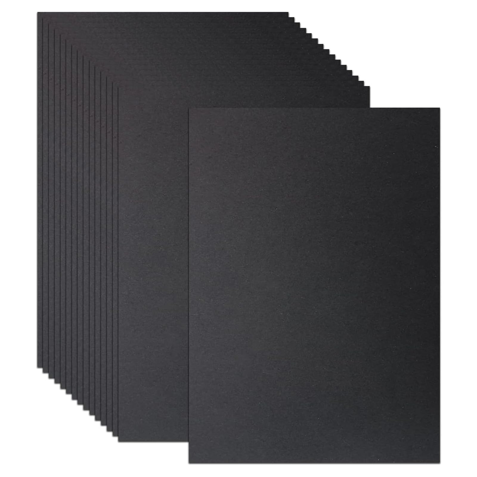 50 Sheets A4 Black Card & Paper 250gsm, Thick Cardstock Heavy Card Paper