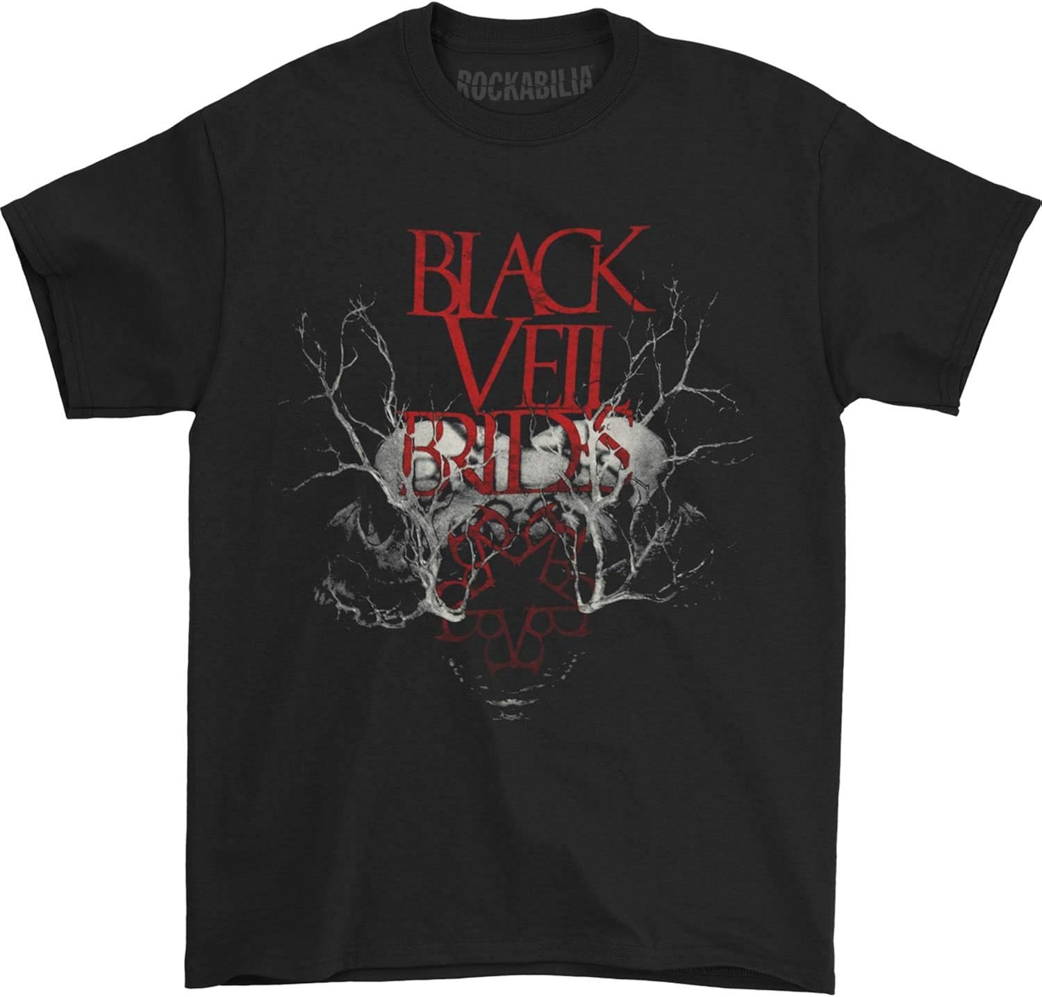 Black Veil Brides S Branches Skull T Shirt Black Kitilan