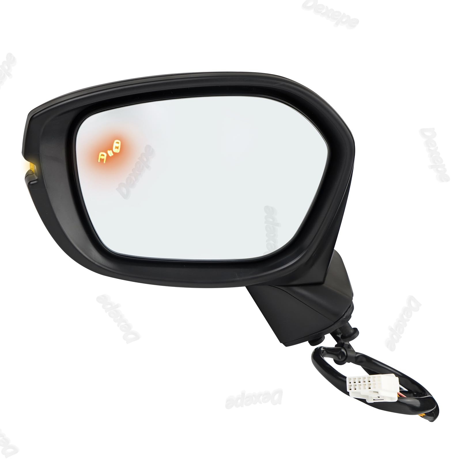 Photo 1 of Dexepe Driver Side Mirror Assembly Compatible with Honda Civic Touring/Sport 2022-2025 Heated with Blind Spot Monitor, Turn Signal, Power Adjustable Glass Replace 76258T20A31 HO1320352 (8Pin Left)