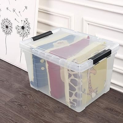 50 quart clear tote