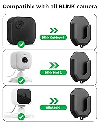 KMOUANTS 3 Pack Blink Camera No Drill No Screws